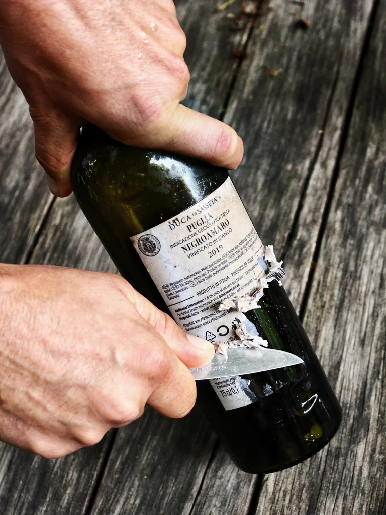 Jak zrobić świece w butelce po winie - Krótka historia o kolejnym, spełnionym marzeniu 3 świece z butelek