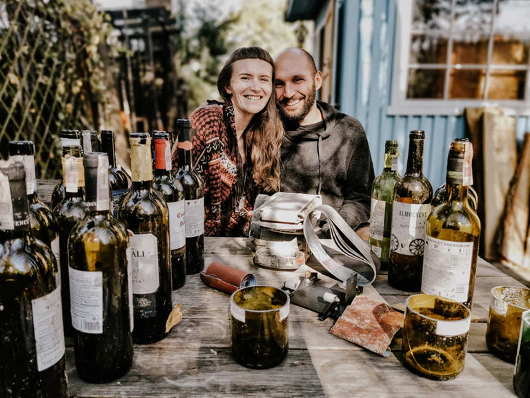 Jak zrobić świece w butelce po winie - Krótka historia o kolejnym, spełnionym marzeniu 1 tak tworzymy świece z butelek