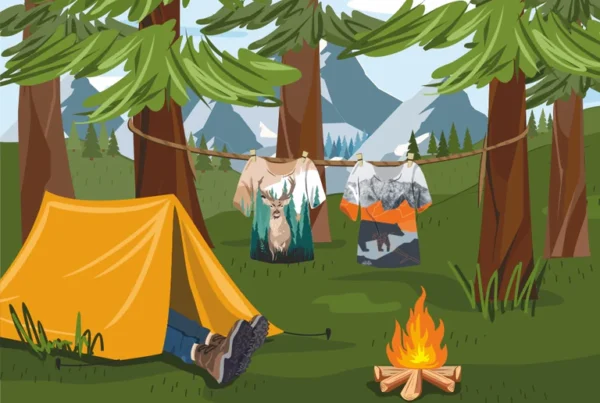 koszulka na biwak w góry