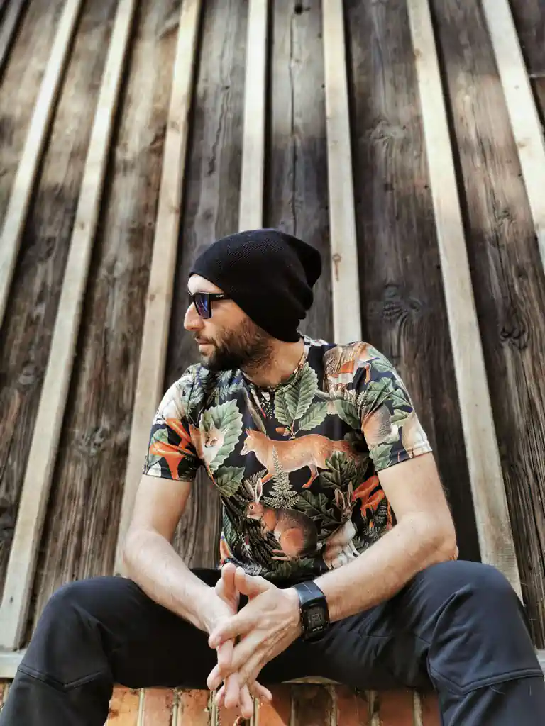 koszulka-leśny-motyw-w-góry