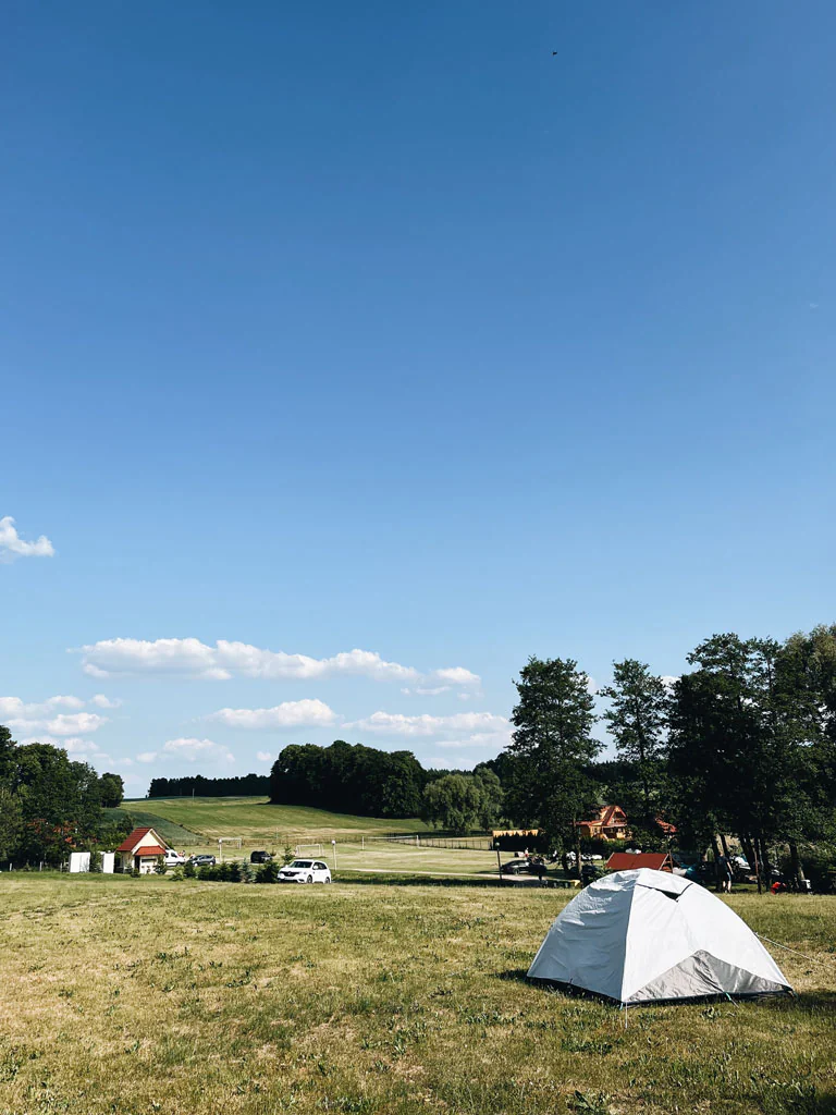 Mazury na rowerach 12 camping-leśniewo-mazury-droga-wolna