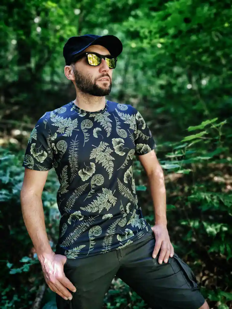 koszulka-termoaktywną-męska-w-paprocie