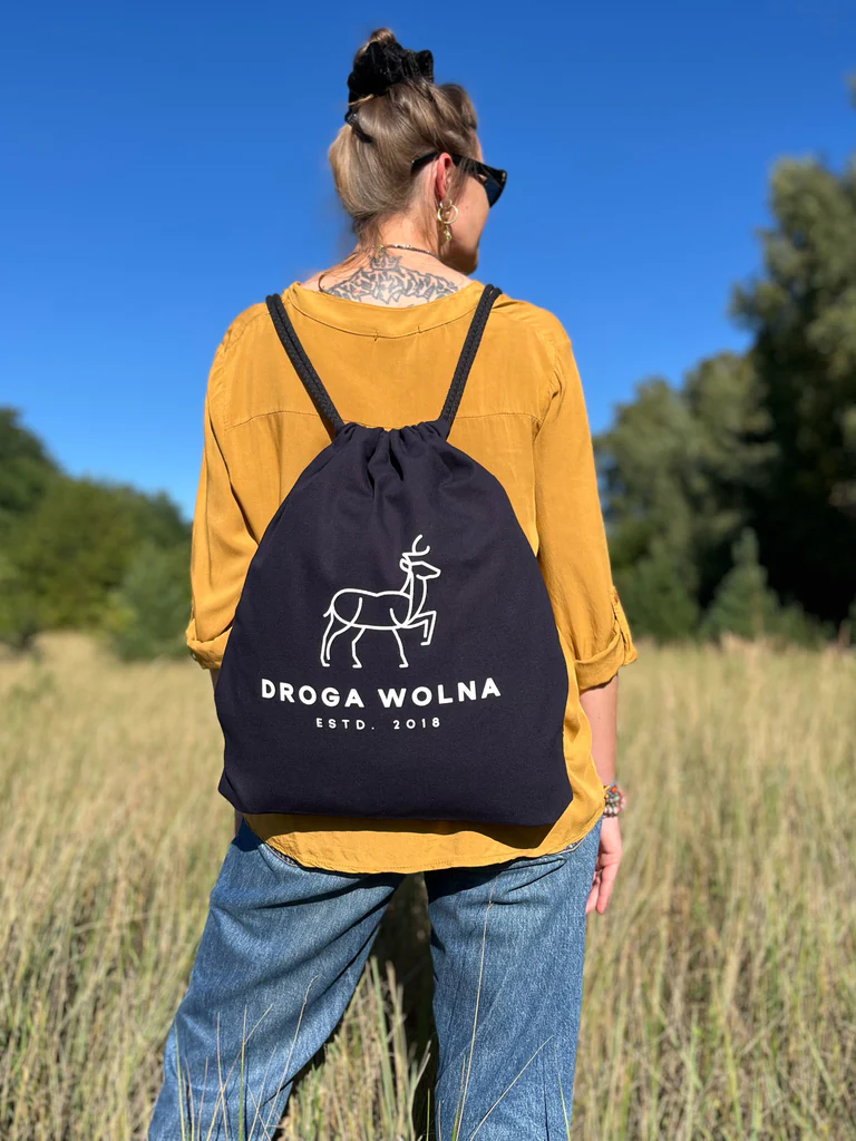 workoplecak bawełna granat jeleń