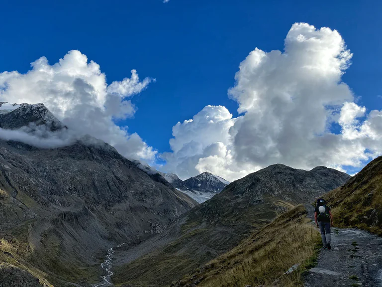 Kreuzspitze (3455 m n.p.m.) - opis szlaku na szczyt w Alpach Otztalskich w Austrii 4 alpy-otztalskie-austria-trekking
