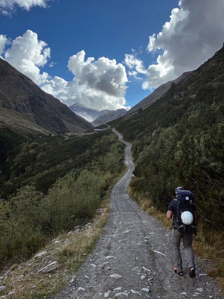 Kreuzspitze (3455 m n.p.m.) - opis szlaku na szczyt w Alpach Otztalskich w Austrii 3 alpy-otztalskie-droga-wolna