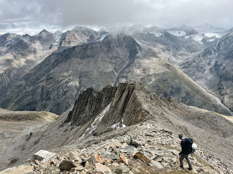 Kreuzspitze (3455 m n.p.m.) - opis szlaku na szczyt w Alpach Otztalskich w Austrii 18 kreuzspitze-alpy-otztalskie-trekking