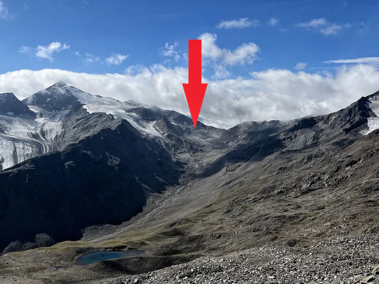 Kreuzspitze (3455 m n.p.m.) - opis szlaku na szczyt w Alpach Otztalskich w Austrii 10 kreuzspitze-widok-na-similaun