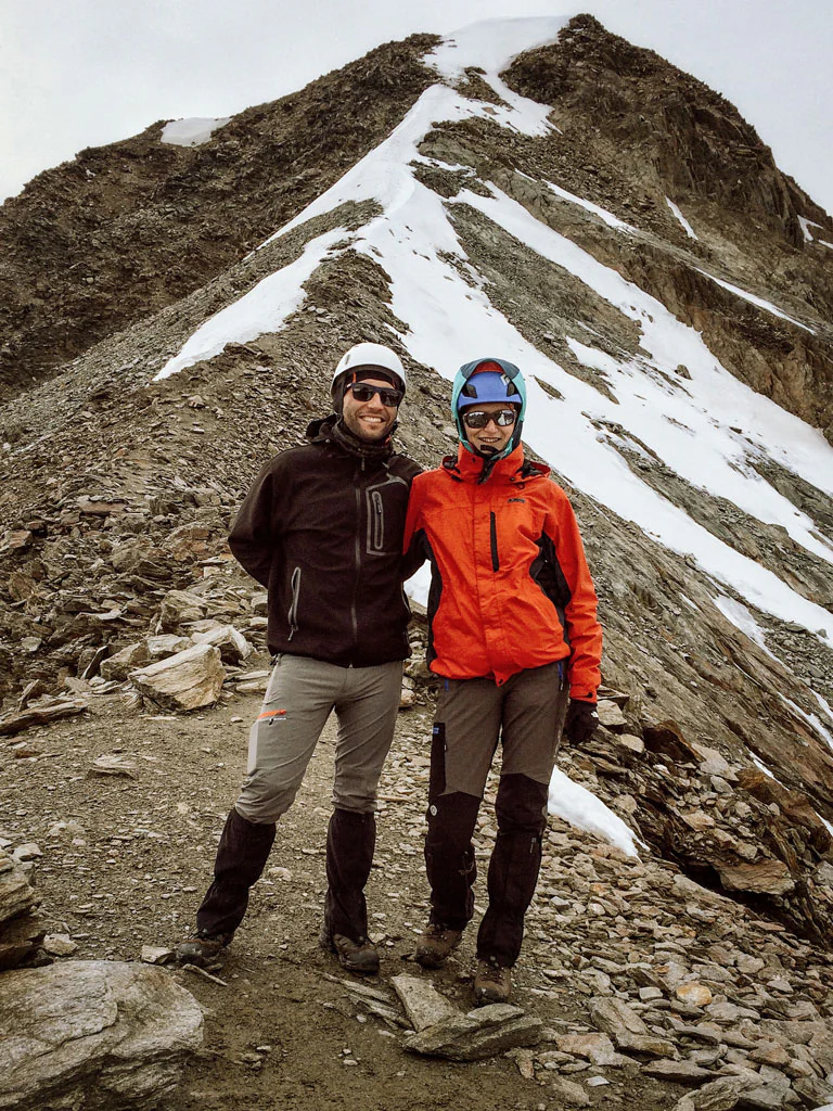 Kreuzspitze (3455 m n.p.m.) - opis szlaku na szczyt w Alpach Otztalskich w Austrii 15 przełęcz-pod-kreuzspitze-austria-alpy