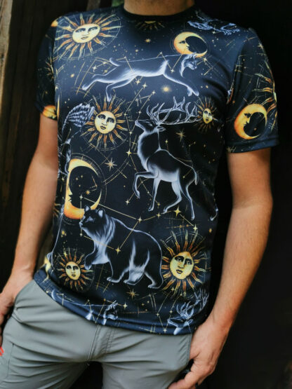 koszulka-kosmos-motyw-słońca