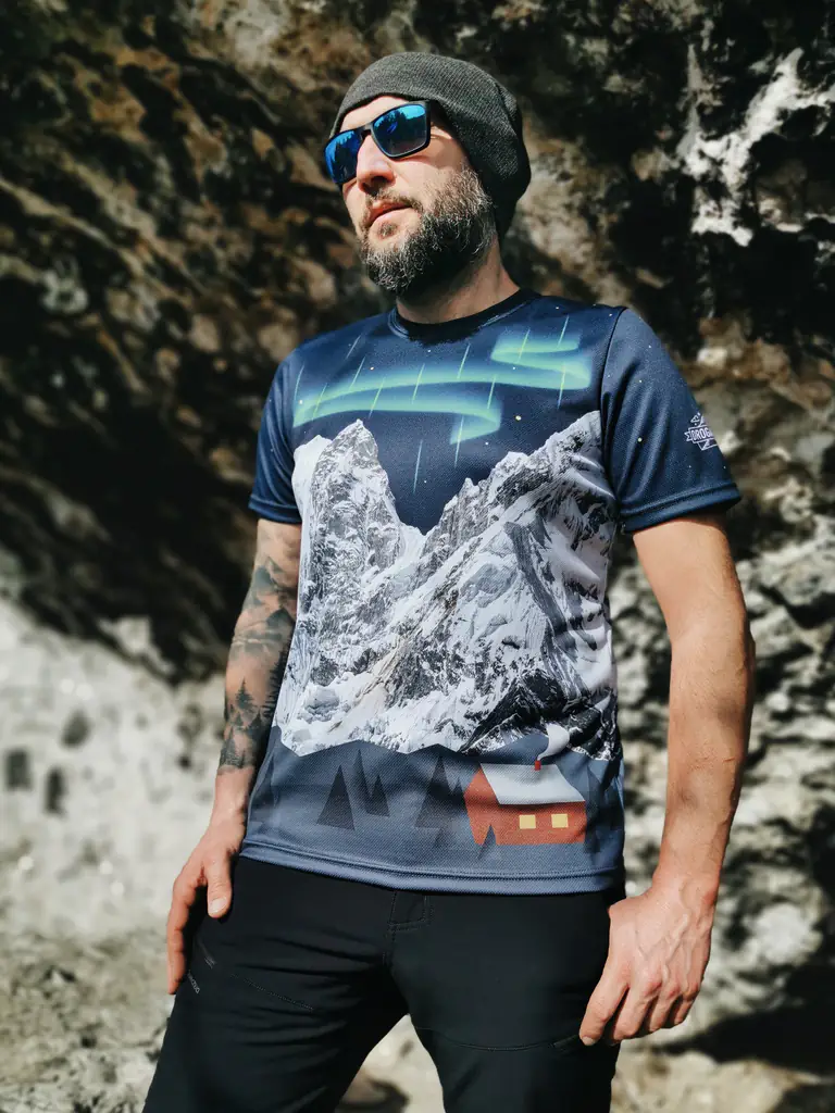 męska koszulka termoaktywna zorza