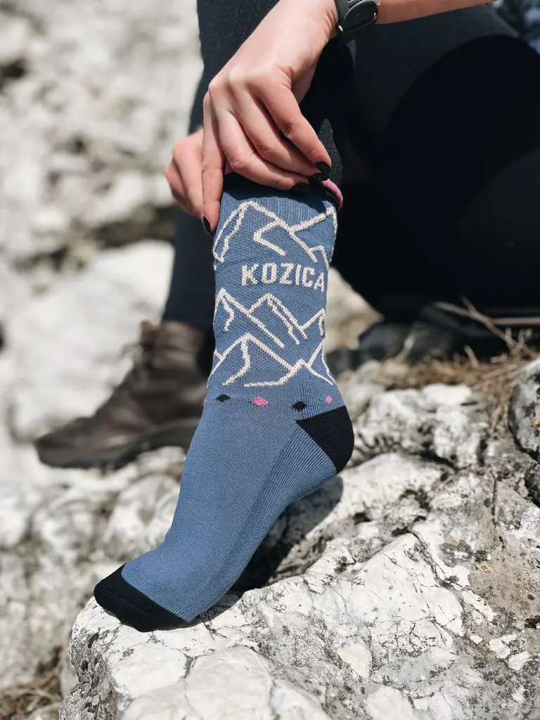 skarpety grube kozica w góry