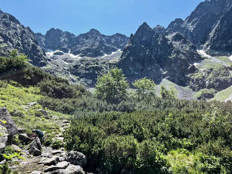 Zmarzły Staw pod Polskim Grzebieniem (2047 m n.p.m.) Propozycja wycieczki z pięknymi panoramami. 8 Kacza Dolina tatry słowackie