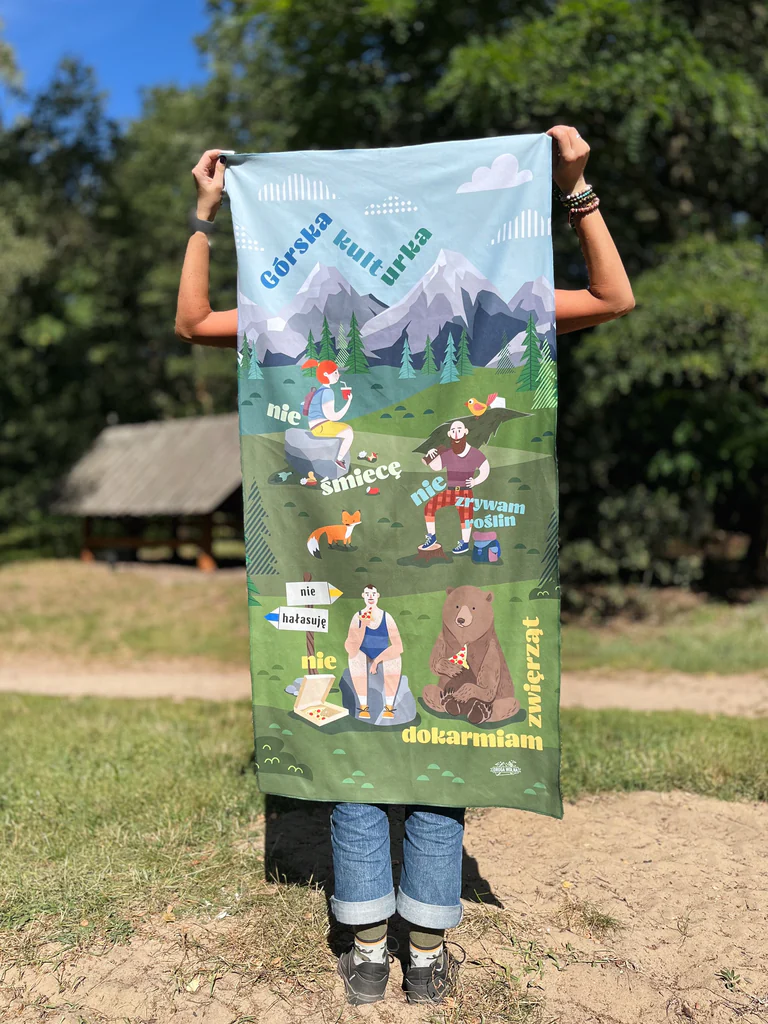 ręcznik szybkoschnący w góry