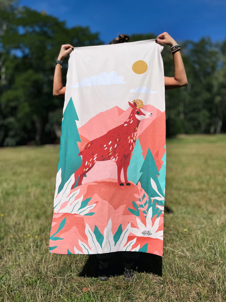 ręcznik turystyczny kozica górska