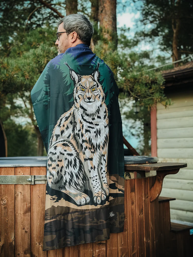 Ręcznik szybkoschnący Ryś Zbyś 140x70 cm