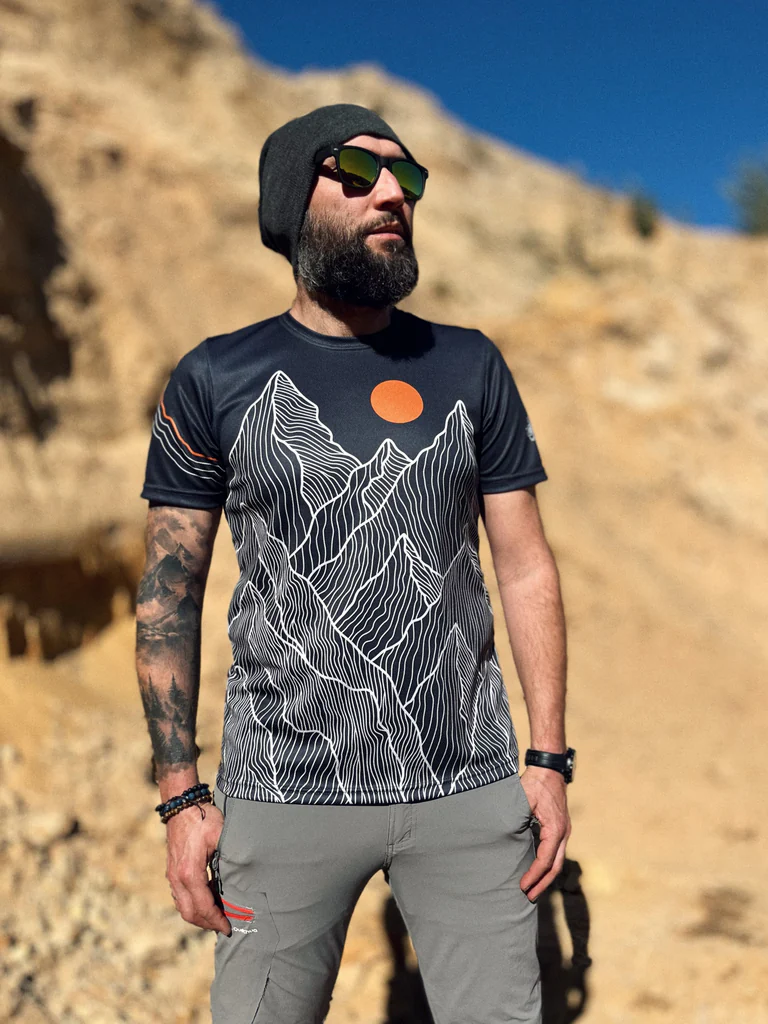 męska koszulka termoaktywna w góry