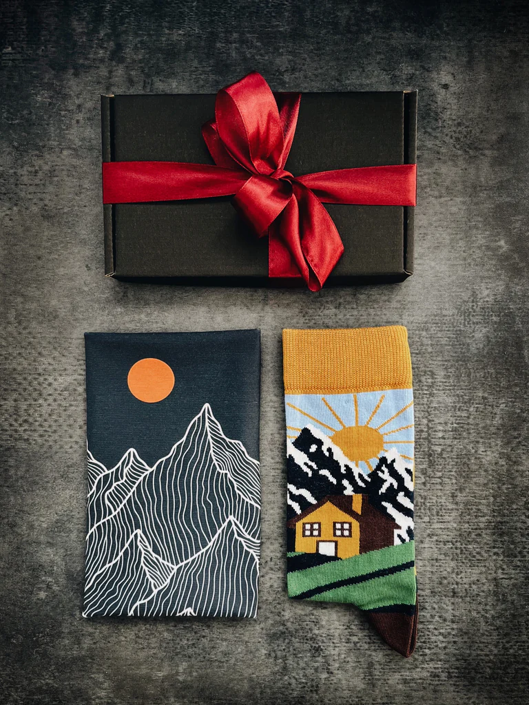 zestaw prezentowy dla górołaza góry