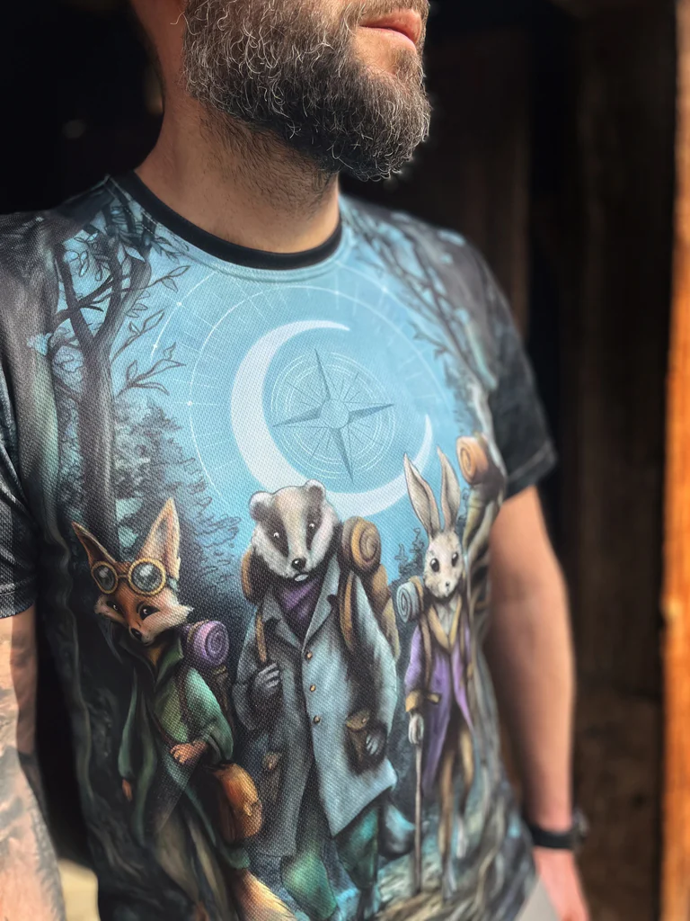 koszulka lis borsuk w góry